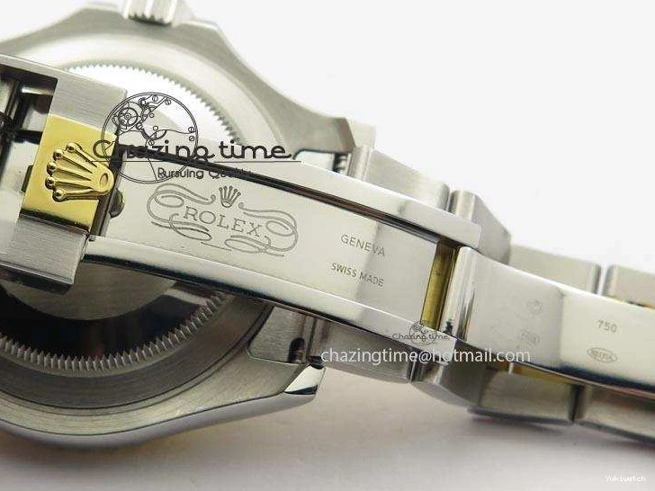 Yacht-Master Edition 116622 SS Bracelet YG Blue Best Dial JF A2836 On 0115